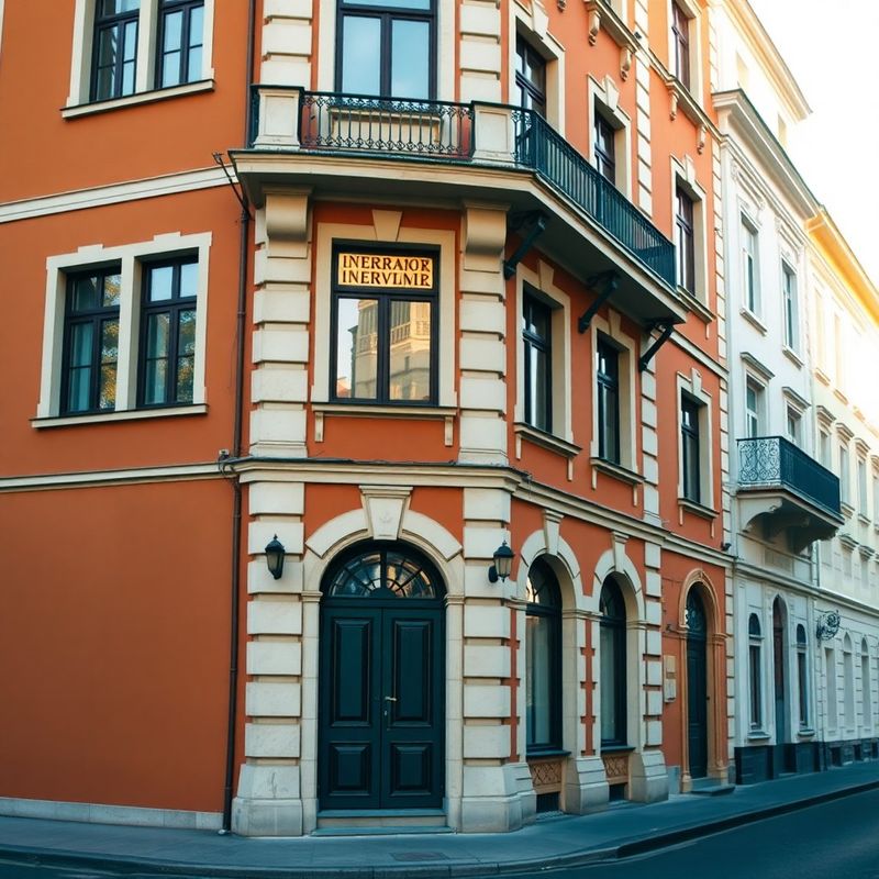 Fațadă clădire interbelică pe strada Memorandumului